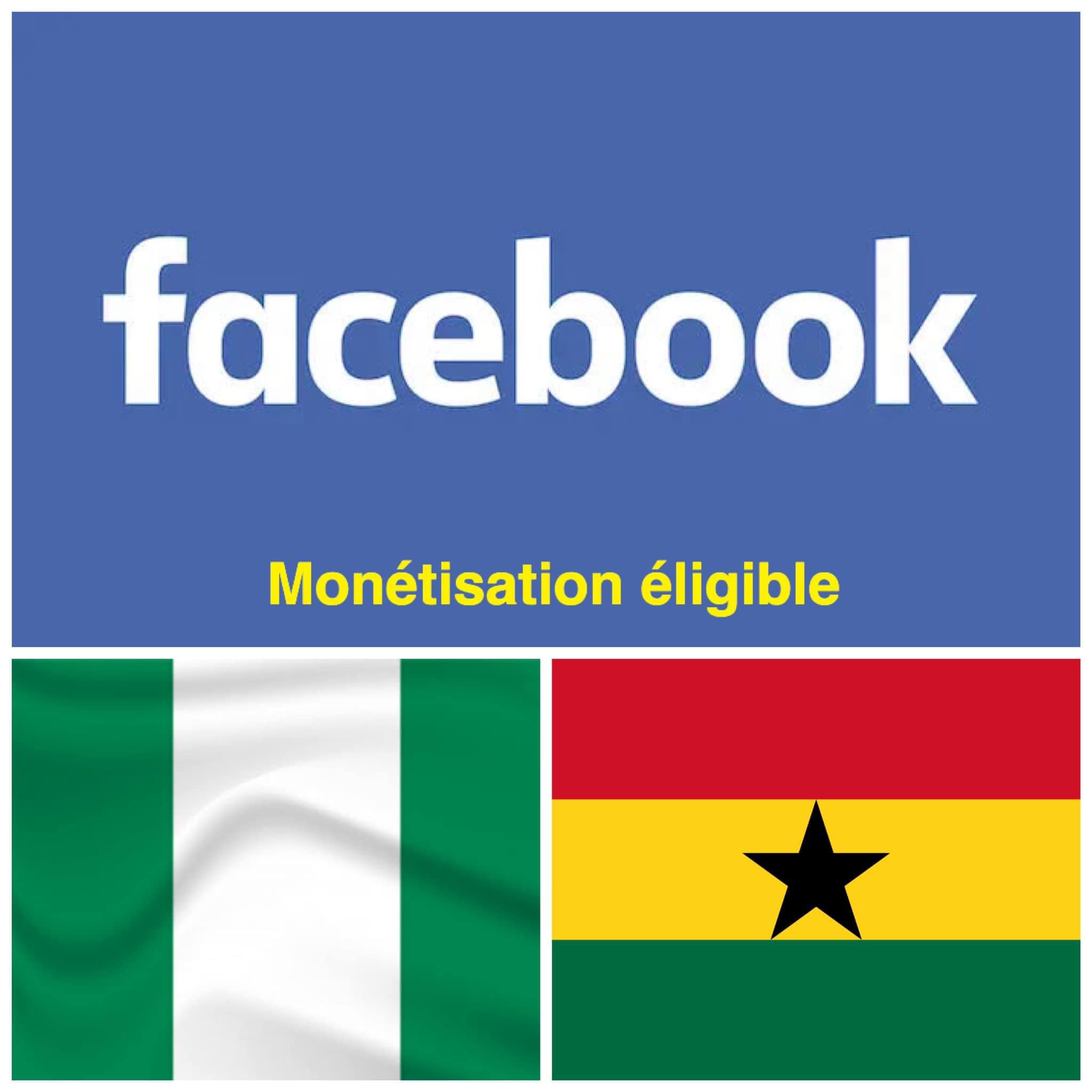 Bonne nouvelle pour les créateurs de contenu au Ghana et au Nigéria : la monétisation Facebook et Instagram est maintenant disponible !