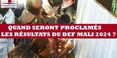 Date des résultats DEF Mali 2024