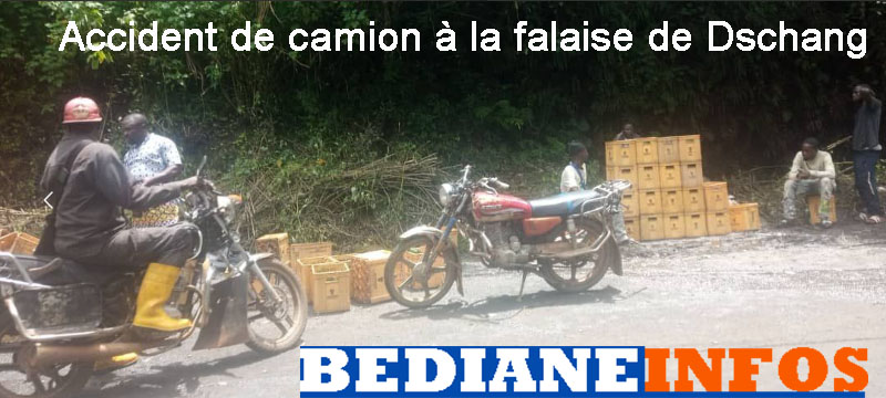 Accident de camion à la falaise de Dschang