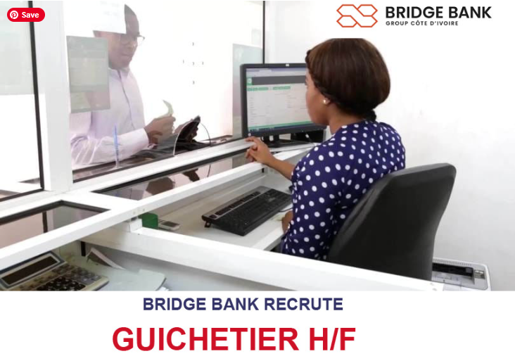 Bridge Bank recrute un Guichetier H/F