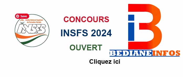 CONCOURS INFS 2024 OUVERT- LIEN D'INSCRIPTION