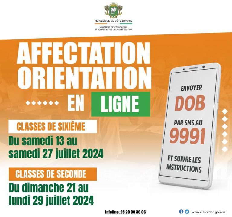 La DOB dévoile le calendrier et la procédure d'affectation en ligne pour la rentrée 2024-2025