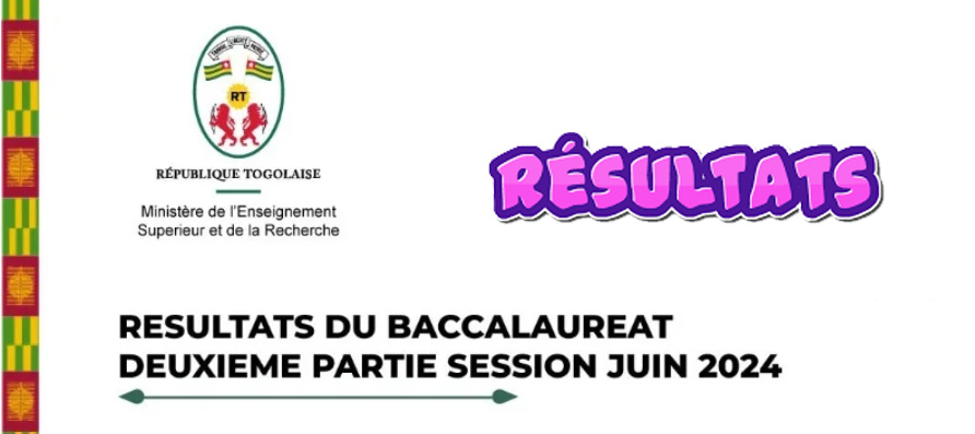 Consultation Résultats du BAC II 2024 au Togo en ligne