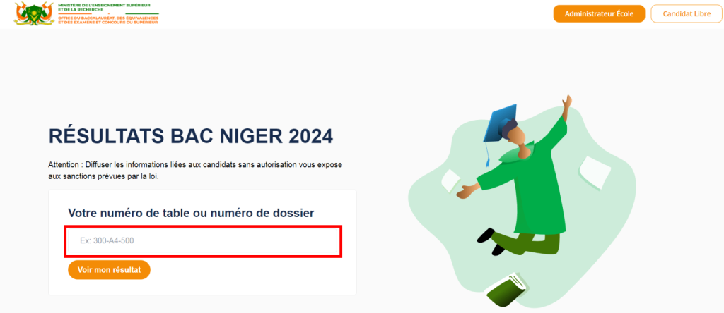 Consultez vos résultats BAC Niger 2024 sur resultats.officebacniger.com 