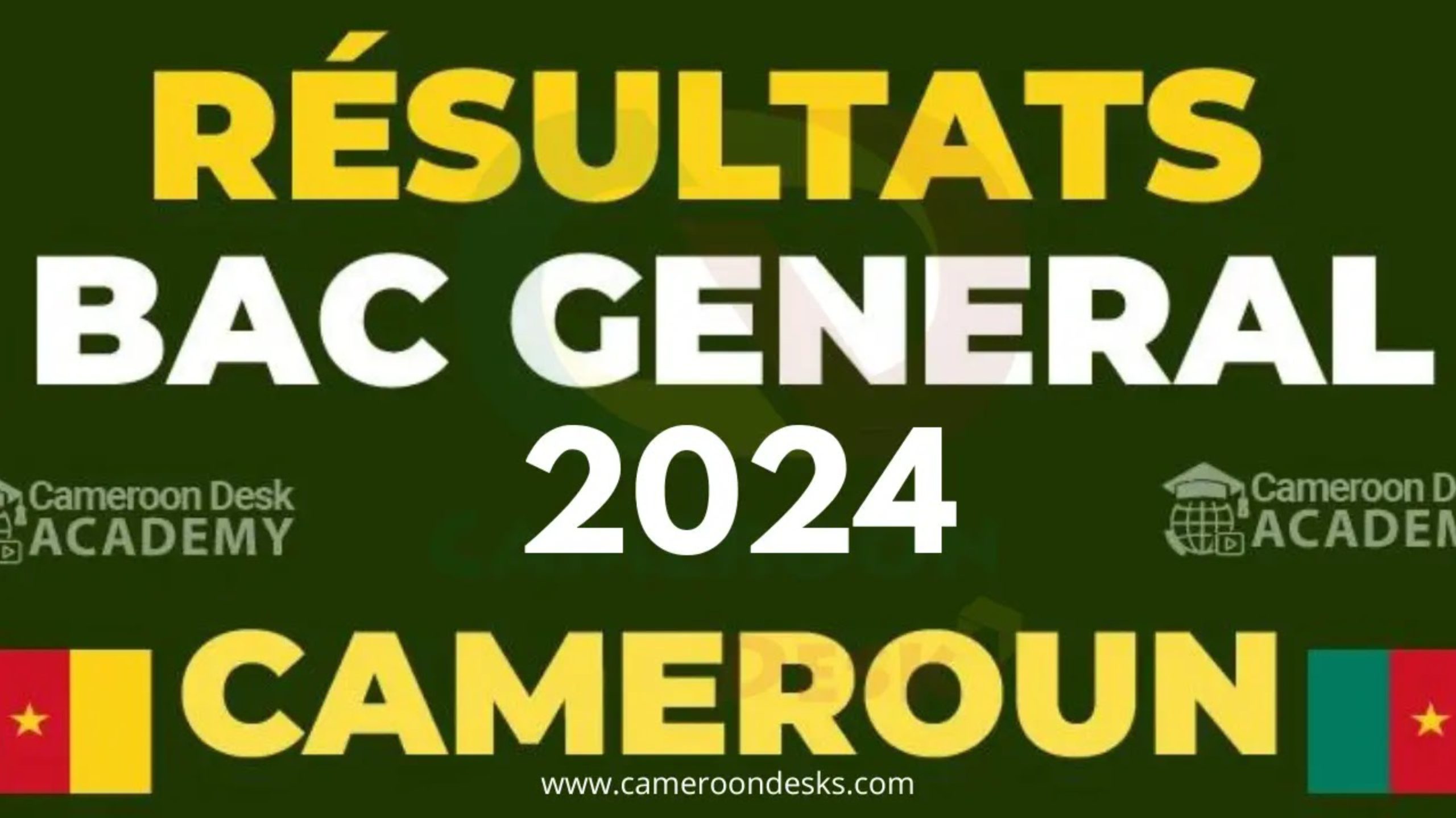 Résultats Baccalauréat ESG 2024 (BAC 2024) Cameroun