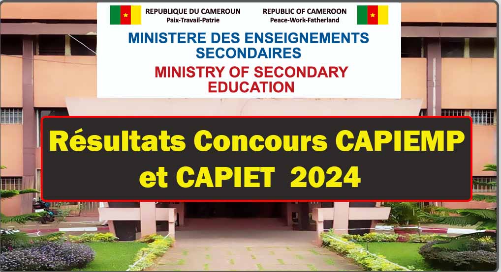 Résultats Concours CAPIEMP et CAPIET 2024