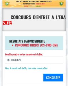 Consulter les résultats de l'ENA 2024